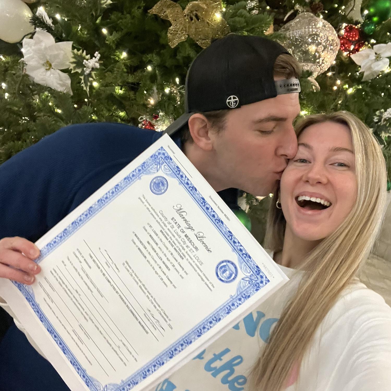 Marriage license check