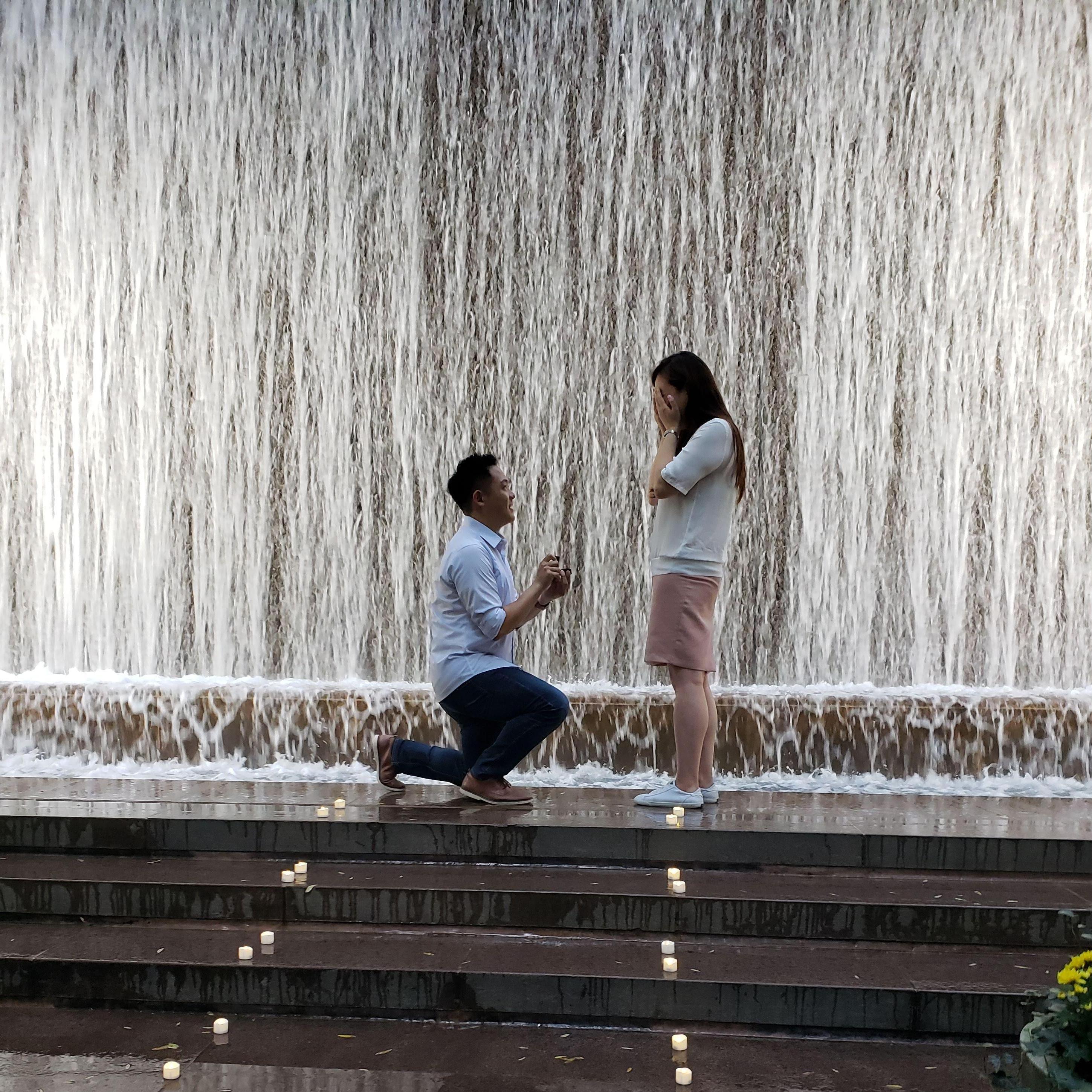 The moment we agreed to spend the rest of our lives together.