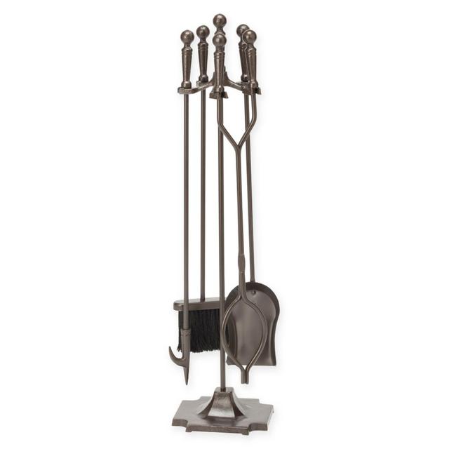 Uniflame® 5-Piece Fireplace Tool Set in Bronze