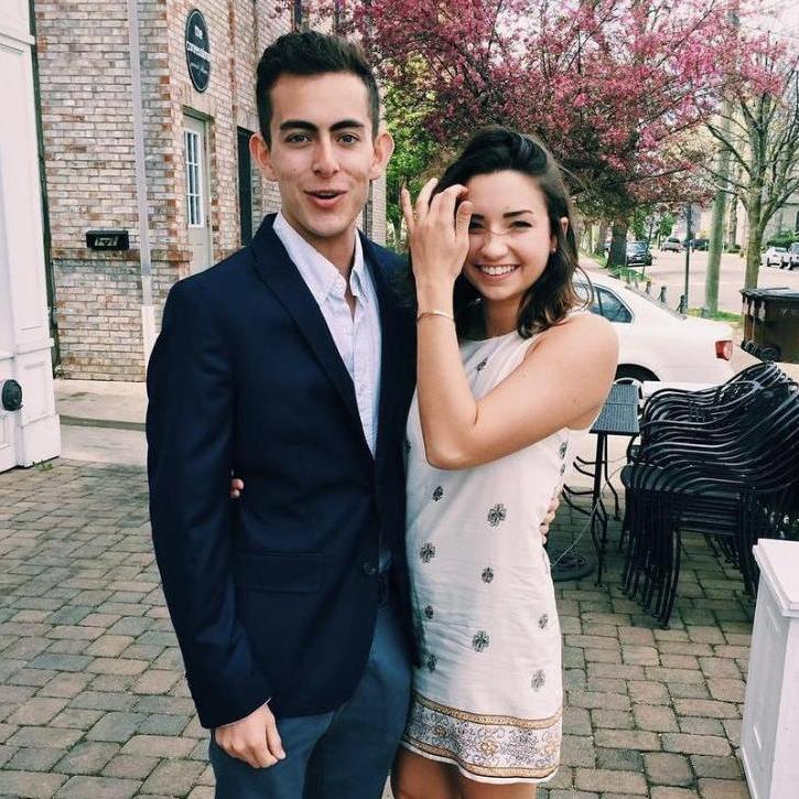 Our first official date together in April, 2017! R.I.P. Quarter Barrel, one of our favorite restaurants then, in Oxford, Ohio!