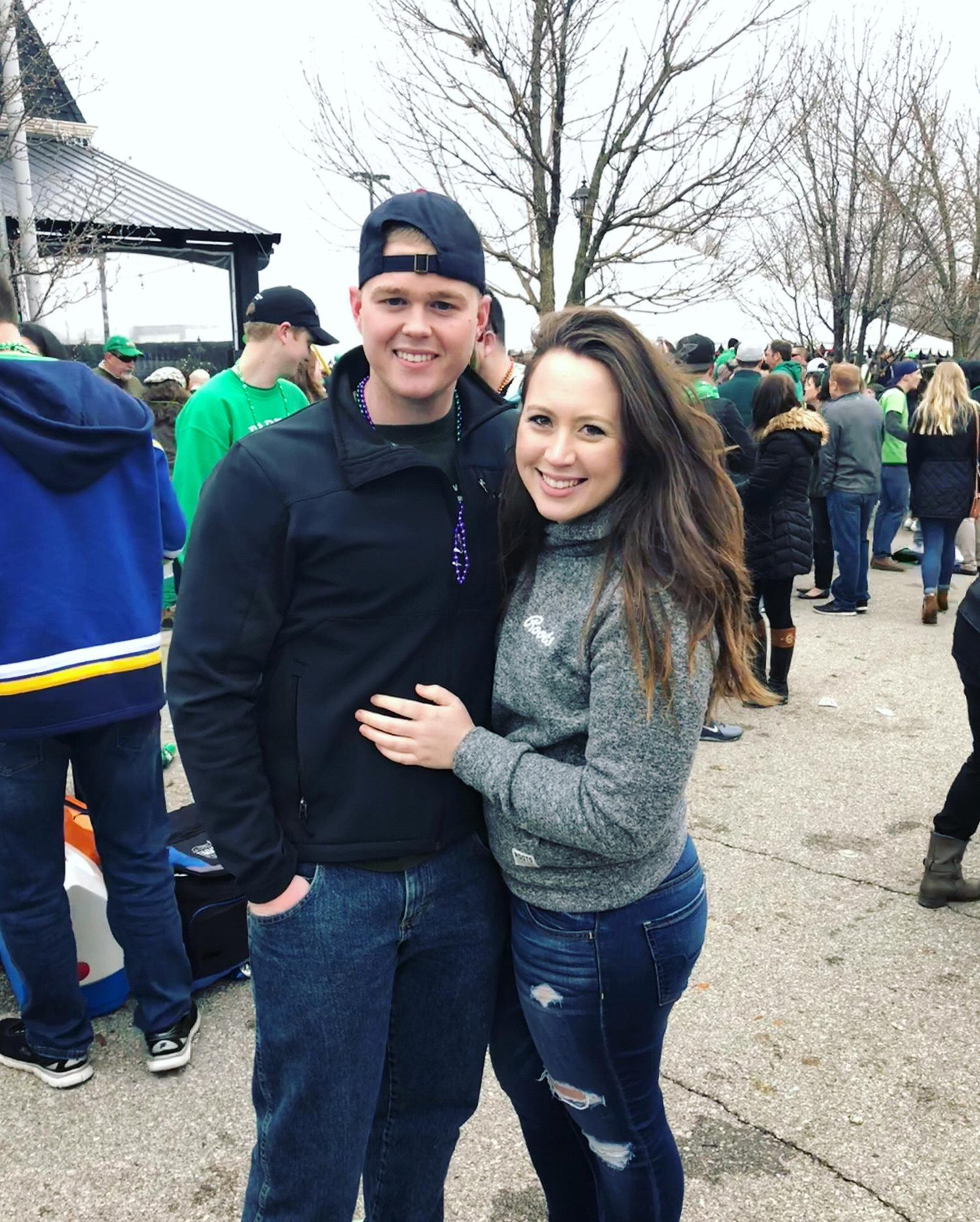 Our first picture as a couple!