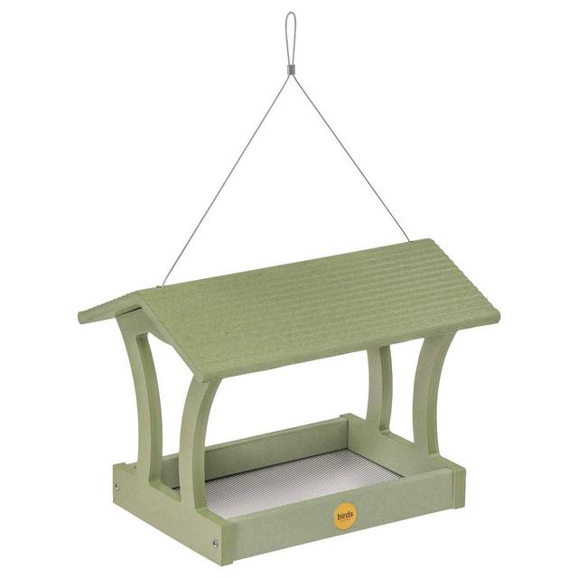 Bird's Choice Green Solutions Fly-Thru Feeder - Green