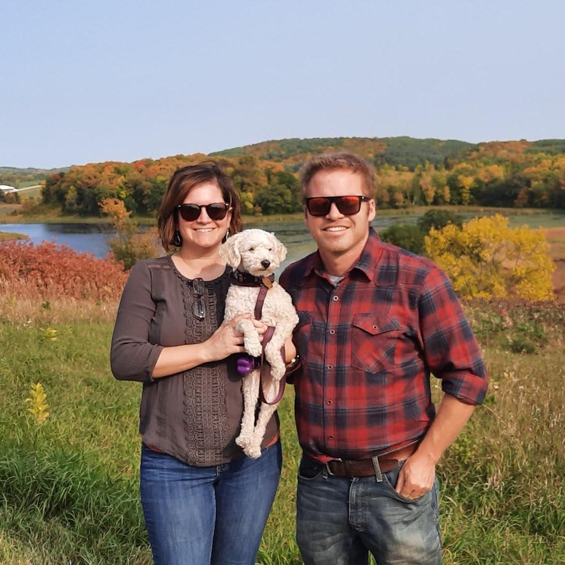 Maple Wood State Park, Fall 2020. 1st trip Thomas made with Linsey's dog, Ellie.