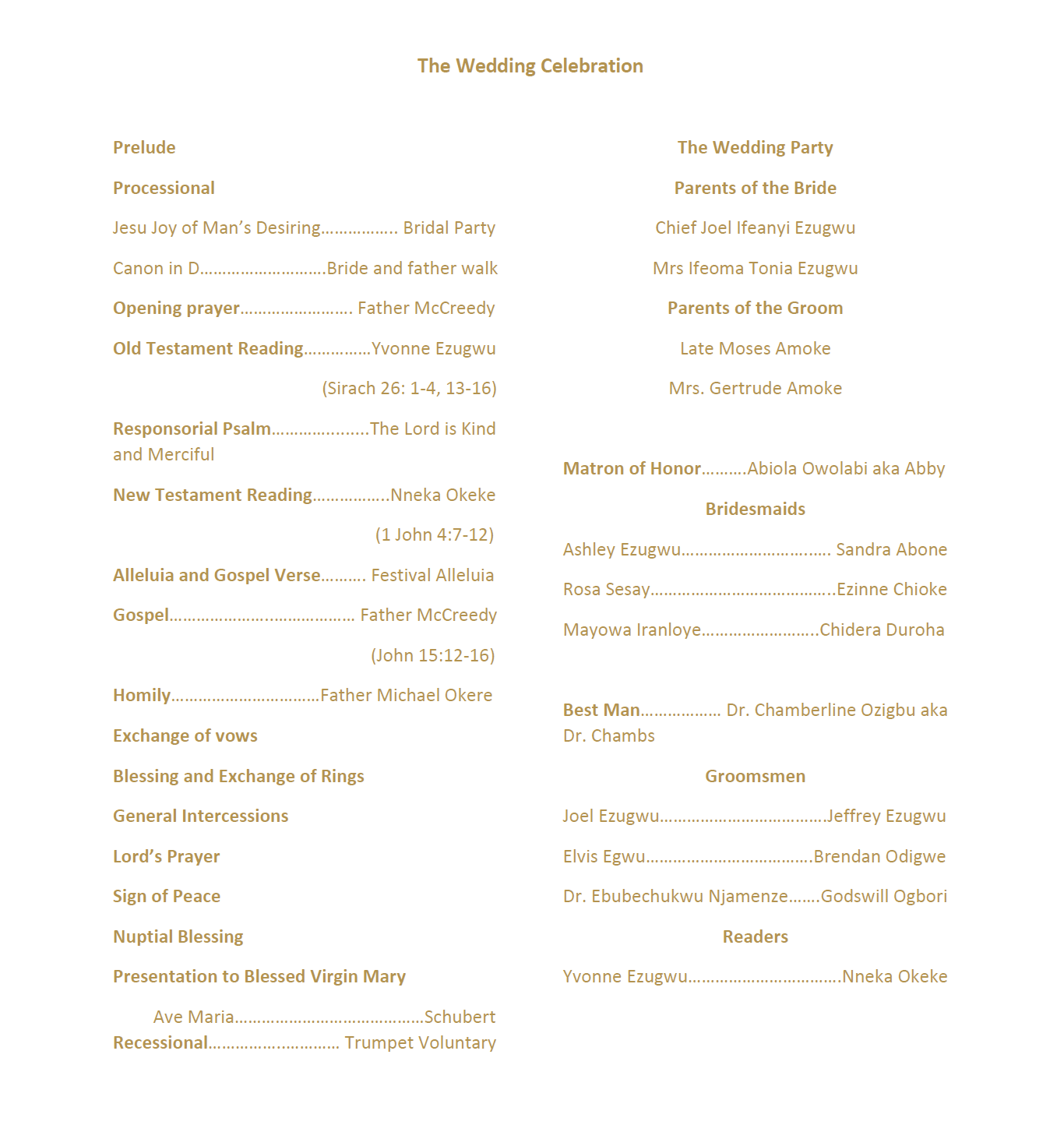 The Wedding Website of Sheila Ezugwu and Eric Chinaeke