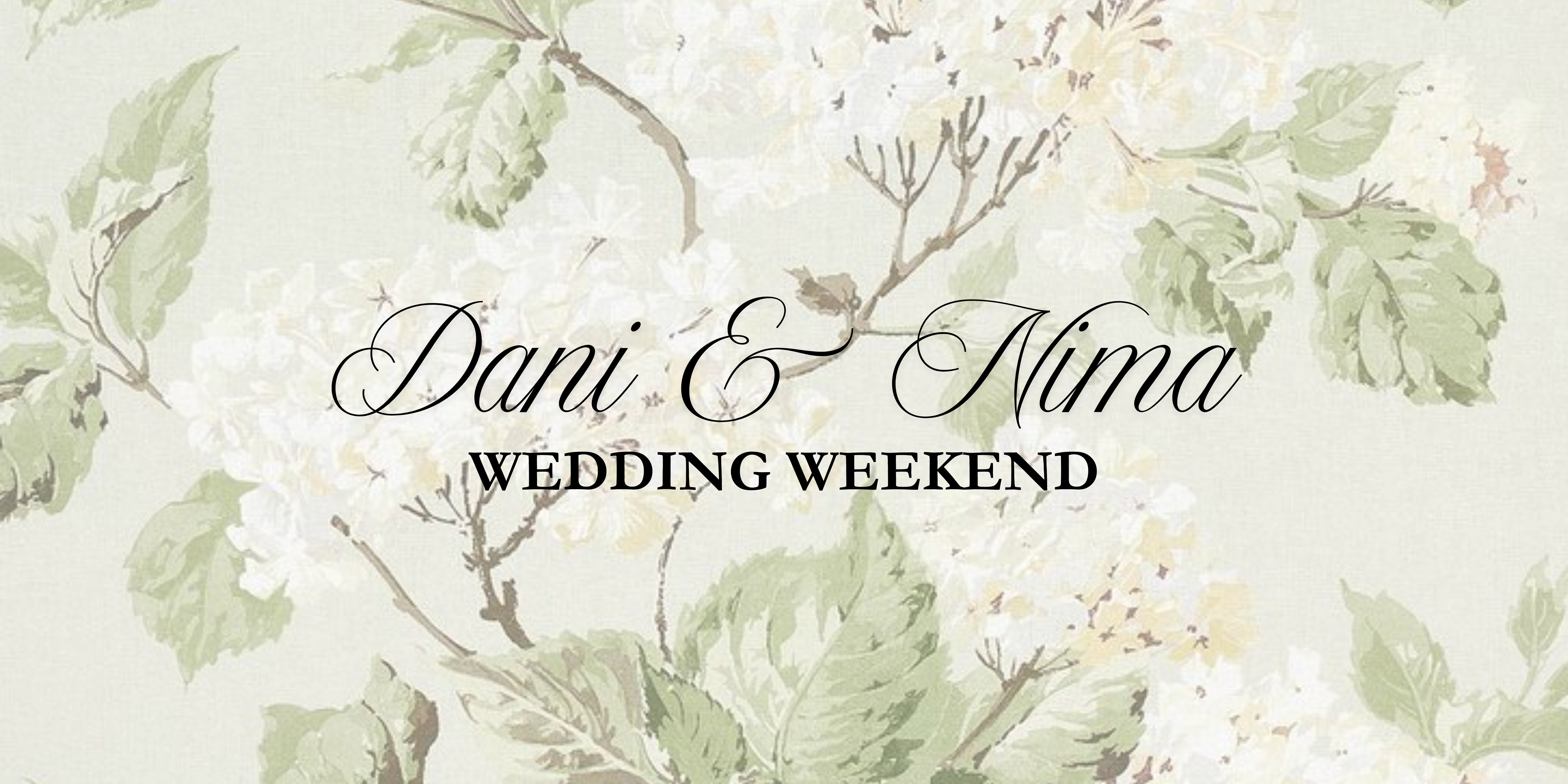 The Wedding Website of Daniela Wong and Nima Beheshti