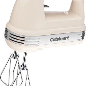 Cuisinart HM-90SCRM Power Advantage Plus 9-Speed Handheld Mixer with Storage Case, Cream