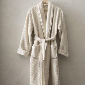 Waffle Weave Resort Robe - Oatmeal, Medium: Personalized (See Notes*)