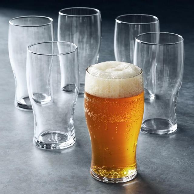 Open Kitchen by Williams Sonoma Tulip Beer Glasses, Set of 6