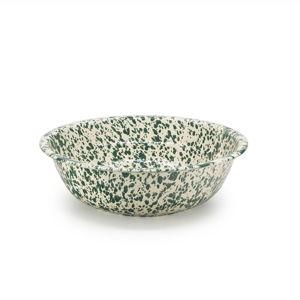 Green Splatter Small Basin