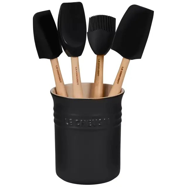 Le Creuset® Craft Series 5-Piece Silicone Utensil Set in Licorice