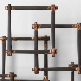 Squares Nail Metal Wall Art