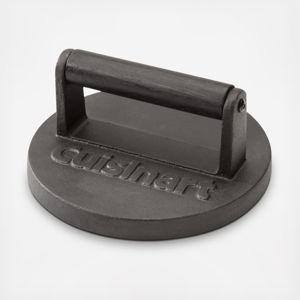 Cuisinart Grill Cast Iron Smashed Burger Press Set 3