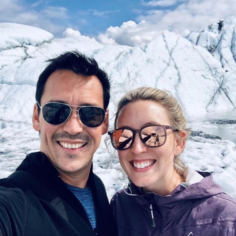 Exploring Matanuska Glacier in Alaska