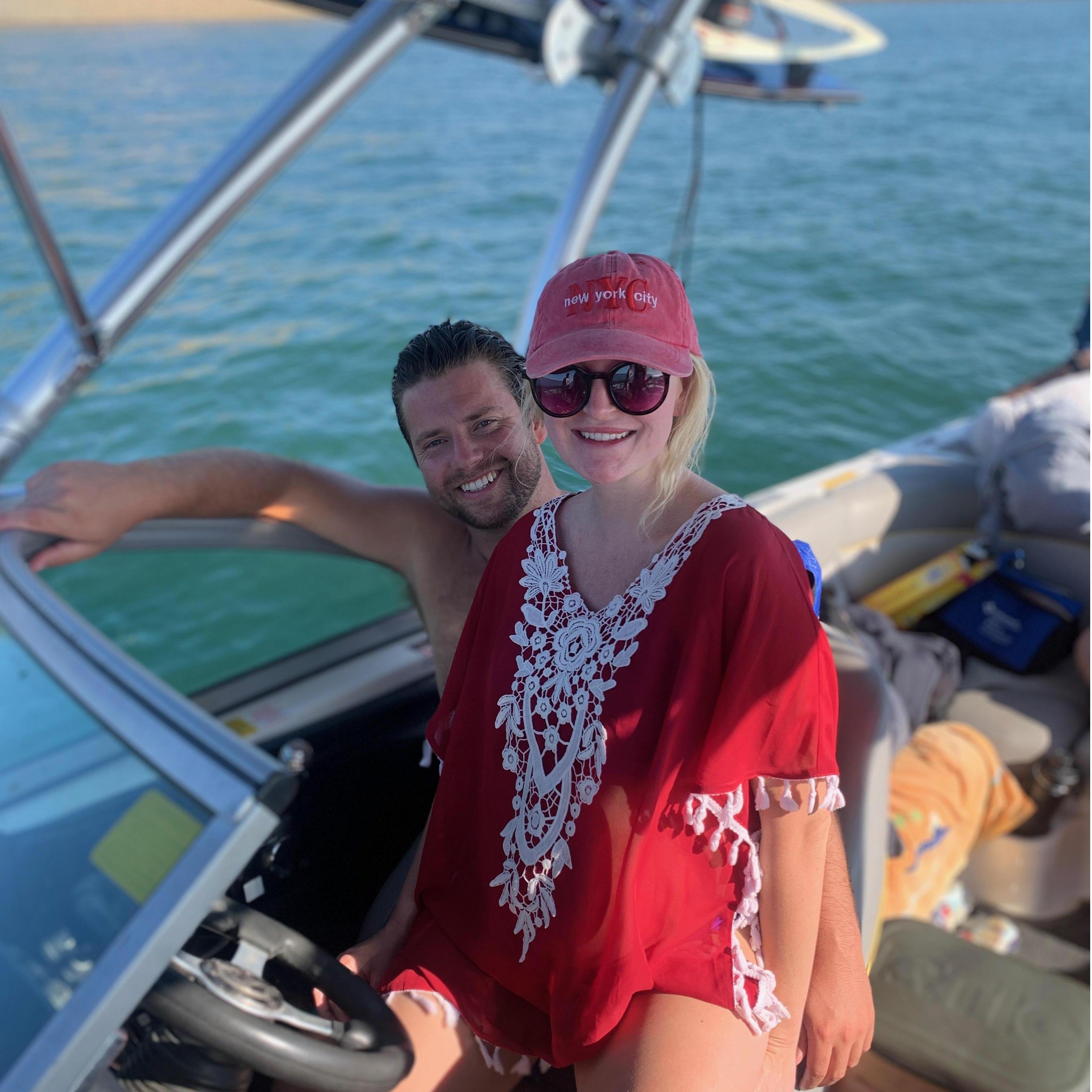 We love boating. We plan to spend most of summer on the boat, wakeboarding, tubing and enjoying the sun!