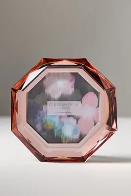 Jewel-Toned Cut Glass Frame