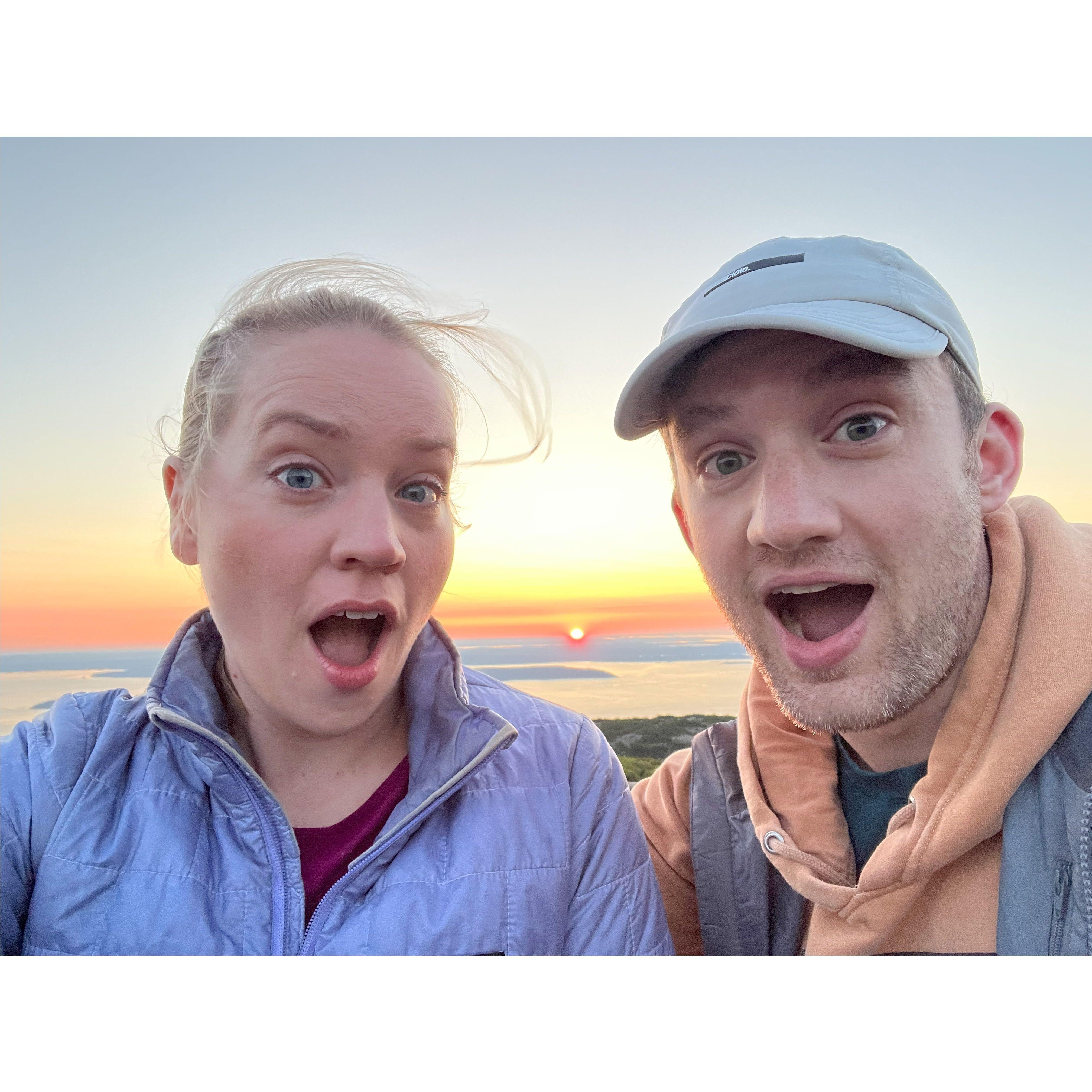 The sun also rises in Acadia