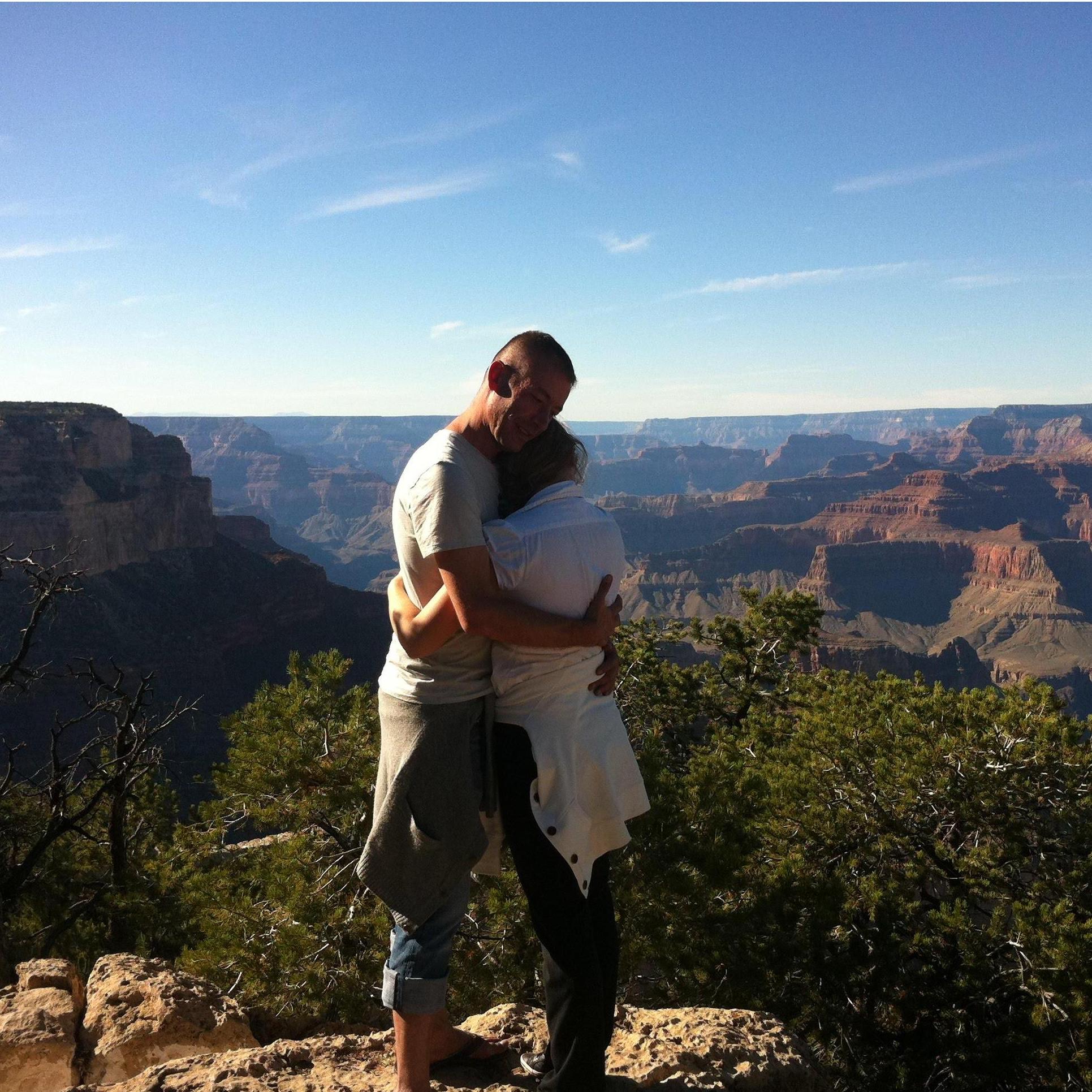 Grand Canyon, USA: First vacation together