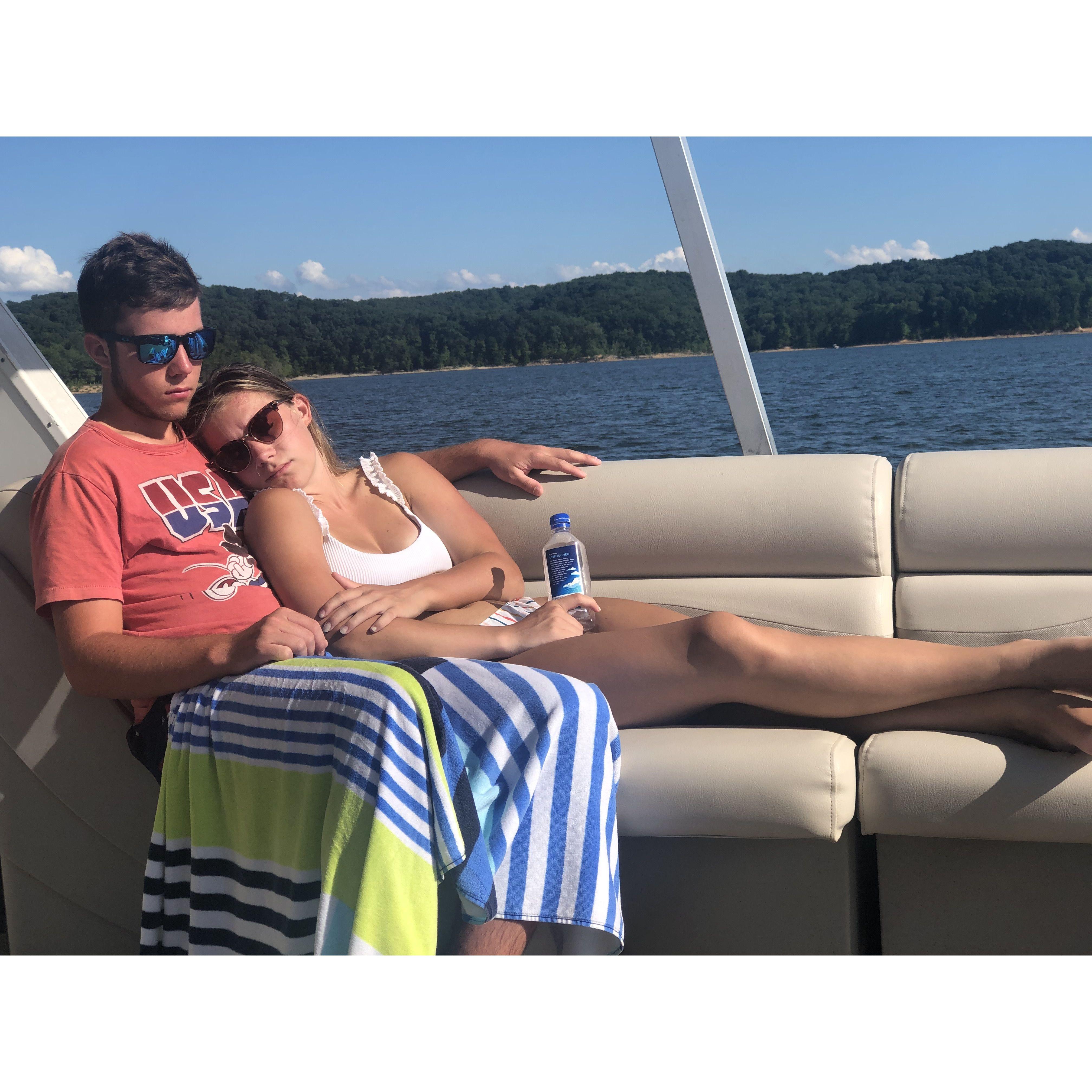 Trip to Monroe Lake with Ella's family