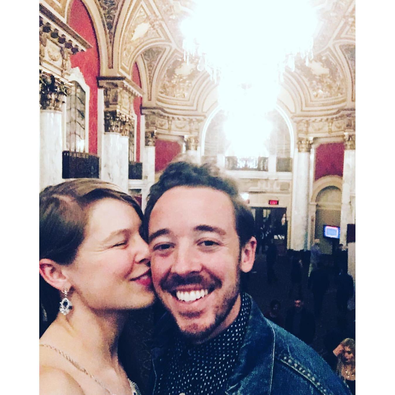 After 9 months of long-distance, we moved to Boston together. This was from a date-night at the Opera House.
