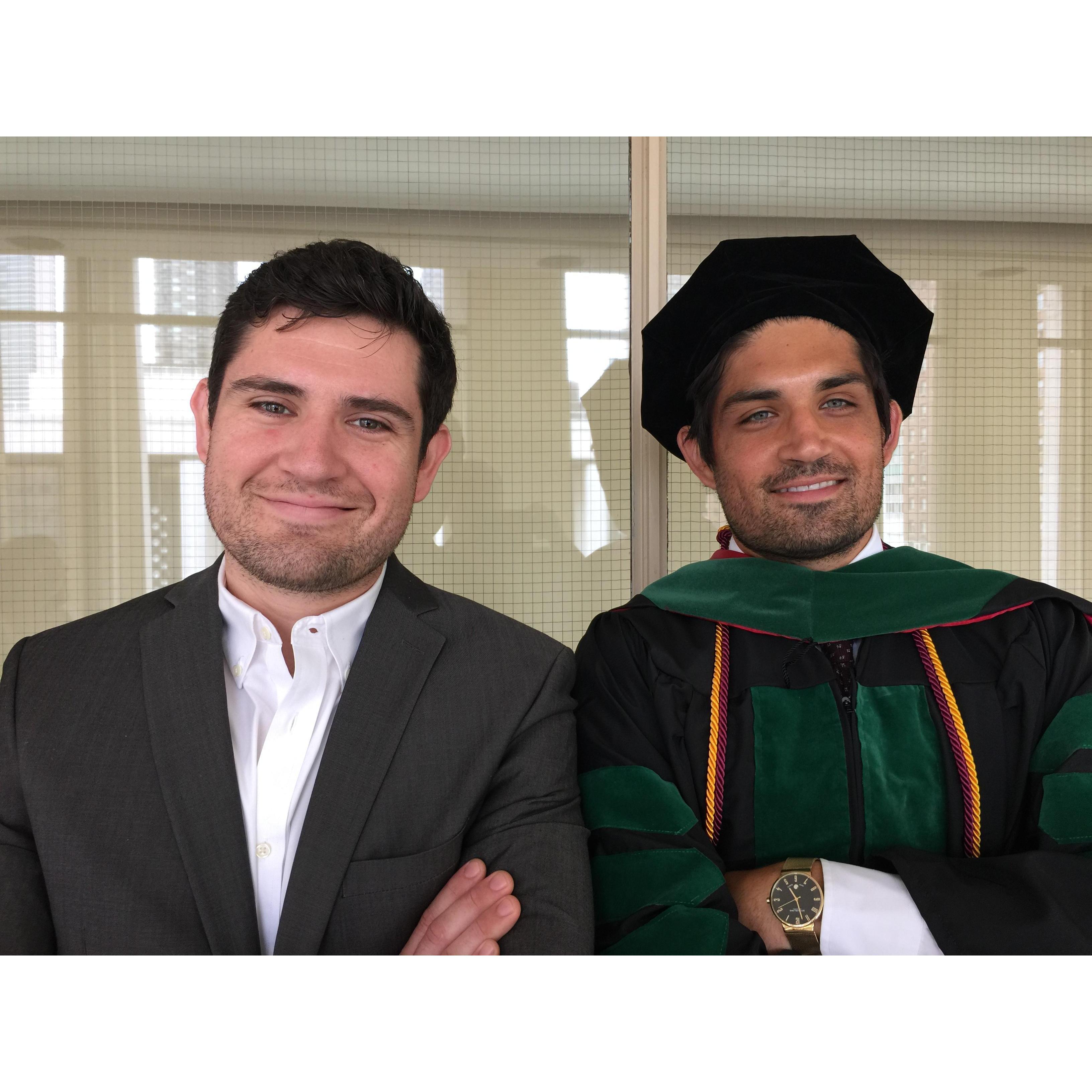June 2015- Morgan's graduation ceremony.