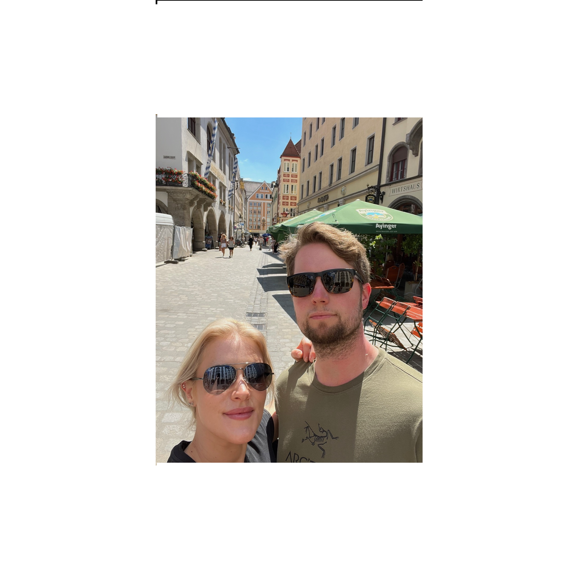 June 2022 - Germany - Us on our Summer 2022 European Trip.