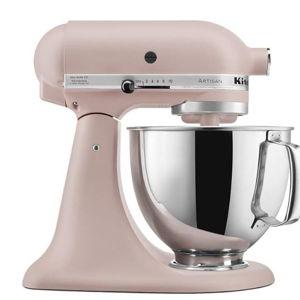 KitchenAid Artisan Series 5 Quart Tilt Head Stand Mixer with Pouring Shield KSM150PS, Feather Pink