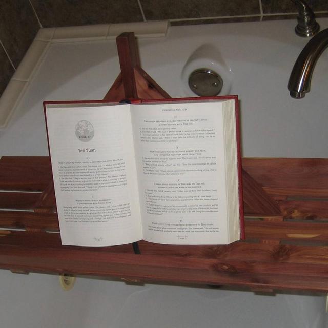 Handmade Cedar Bathtub Caddy/Tray