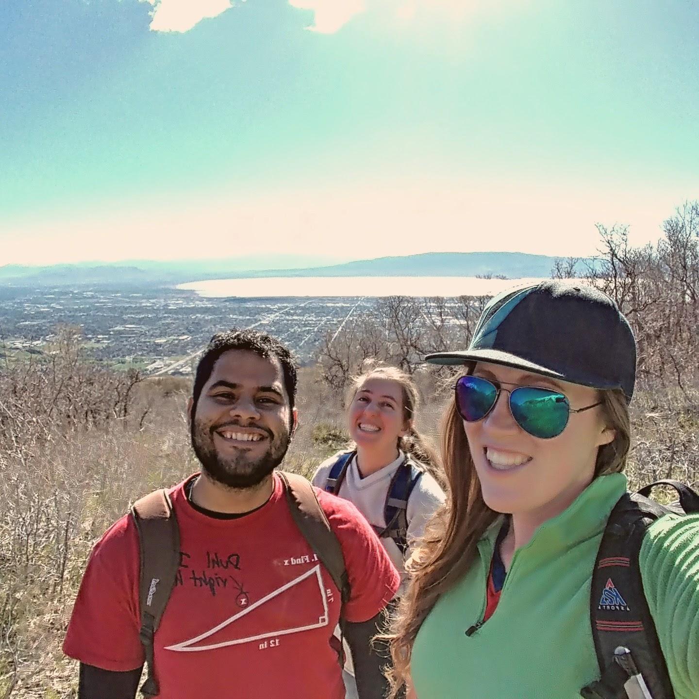 Hanging out and hiking with Kyla!