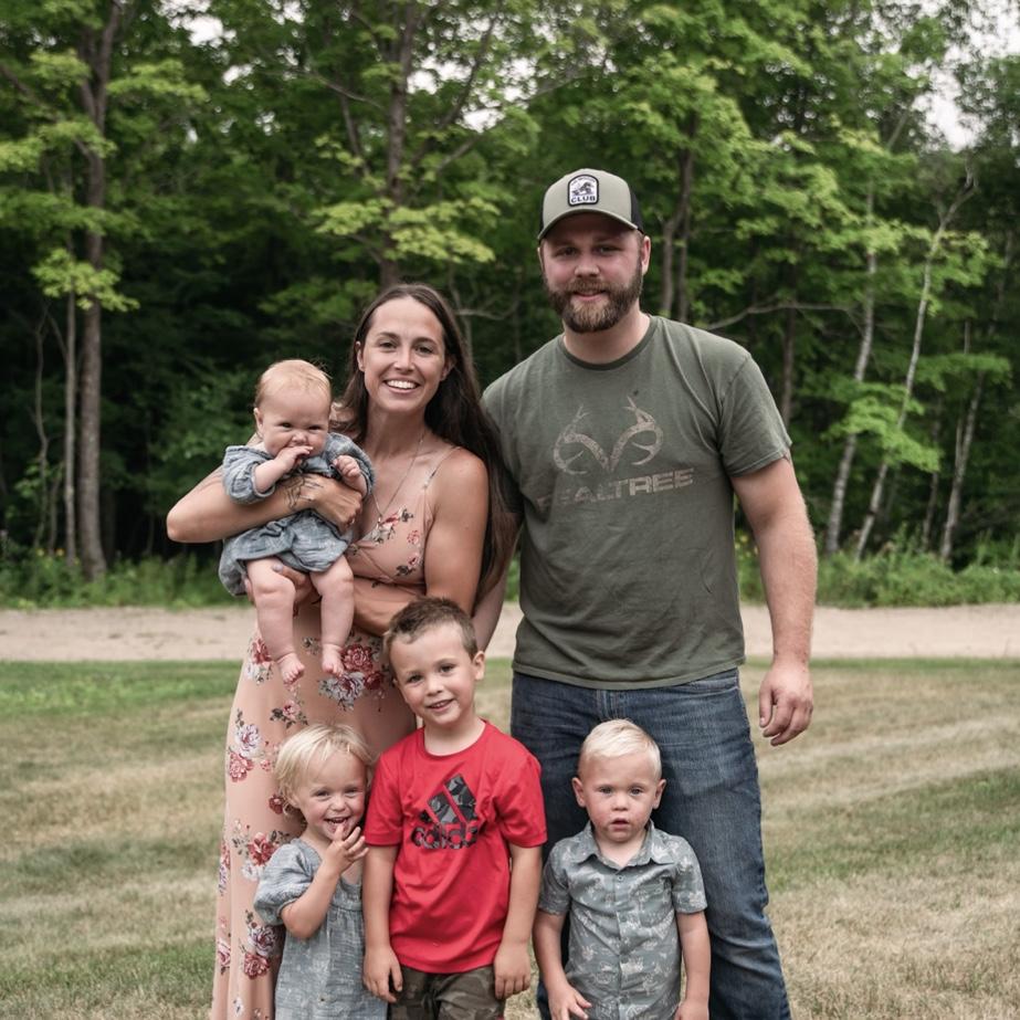 Our first photo as a family of 6 in July of 2024