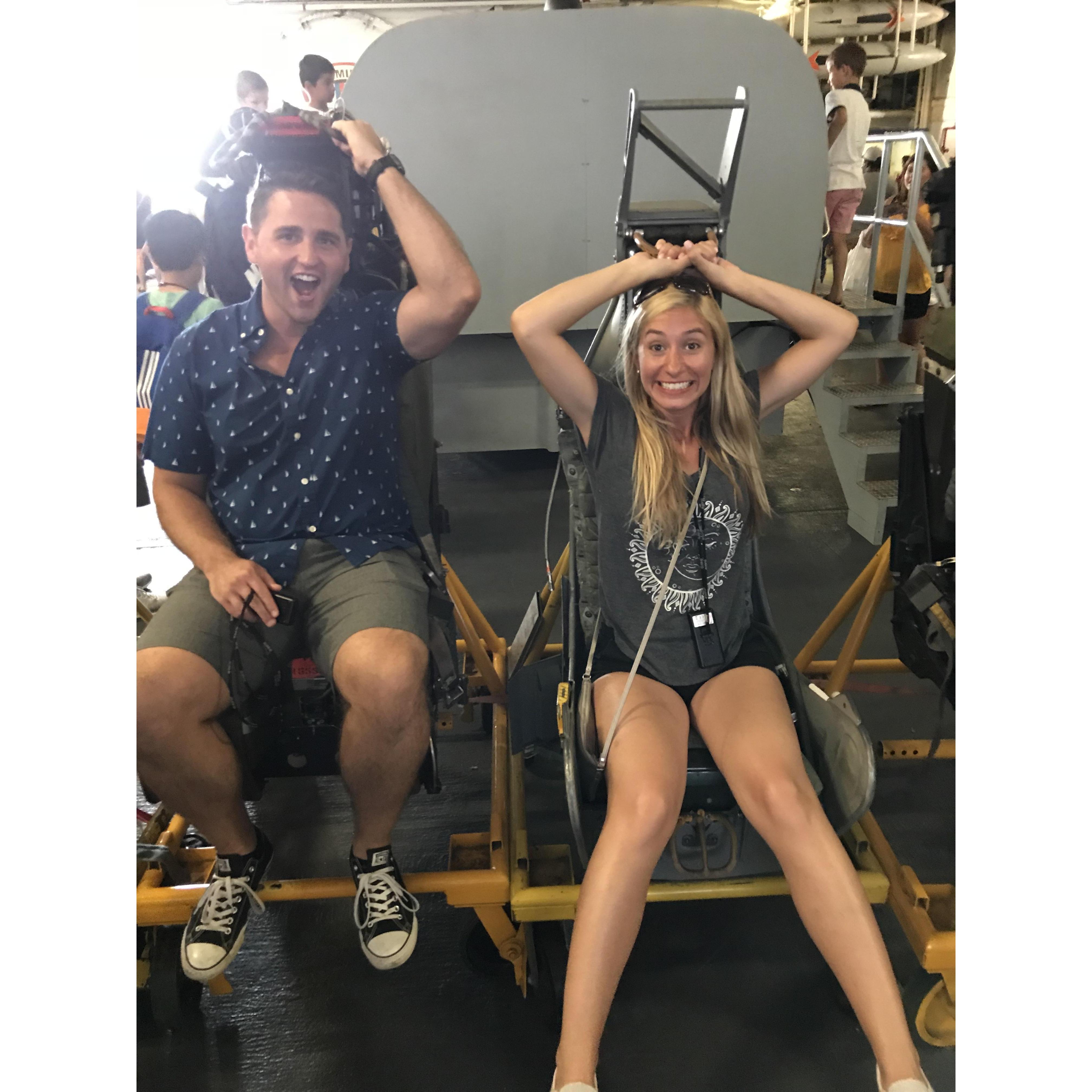 Playing around on the USS Midway