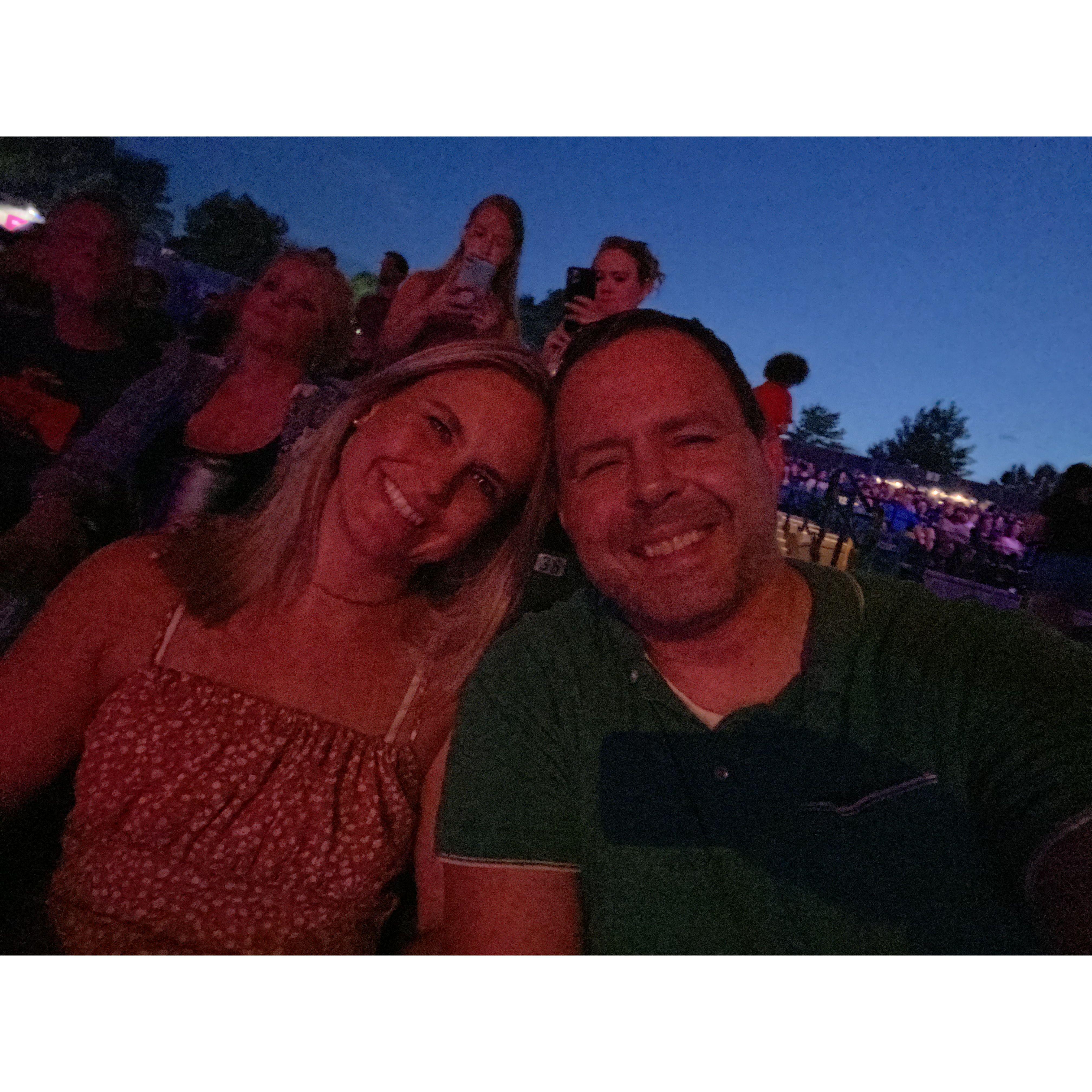 Kings of Leon and Cold War Kids concert at Xfinity Center outside of Boston.