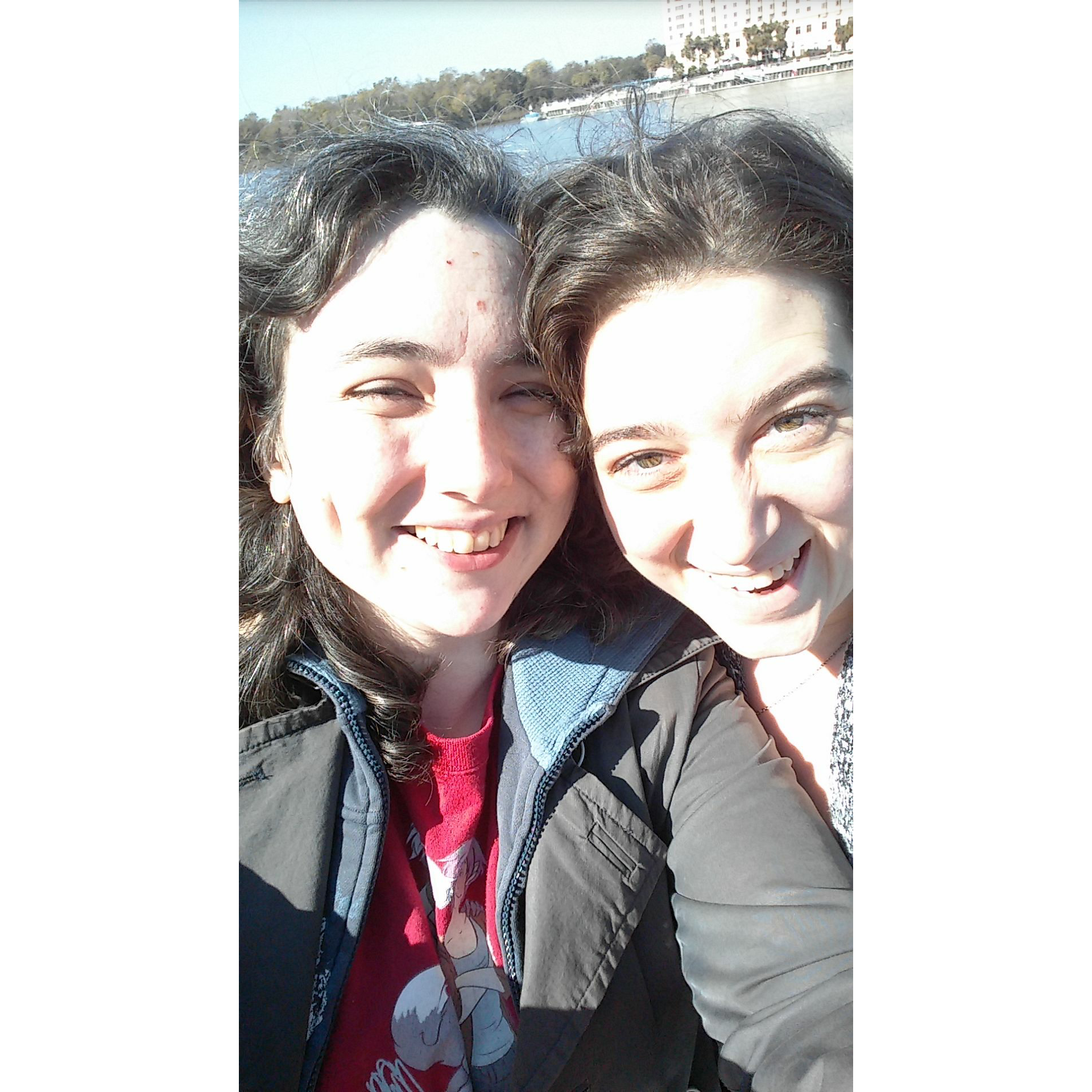 Posing by the Savannah River!
