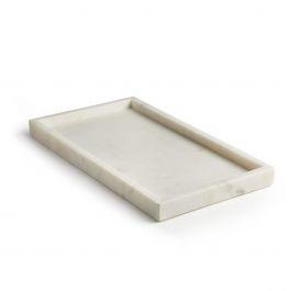 White Marble Tray, Large