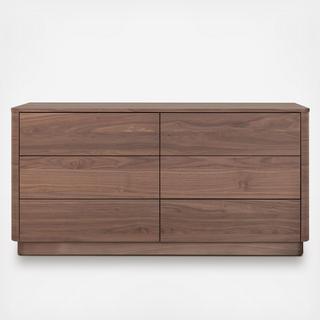 Round Off 6-Drawer Dresser