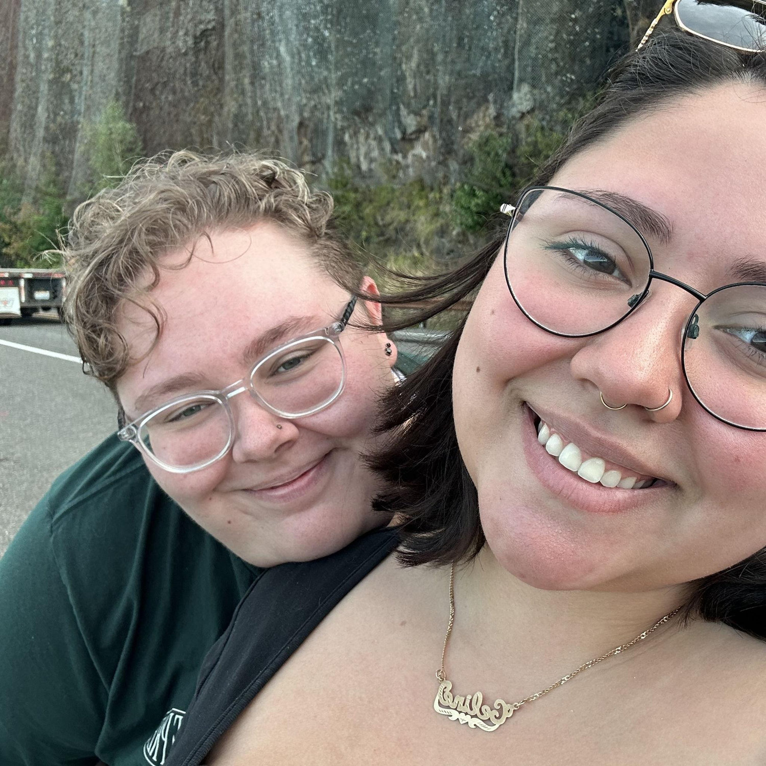 When we reconnected after taking a break for a while. The drive was beautiful, the curly fries and peanut butter milkshakes were phenomenal, and the girl? She was the best part.