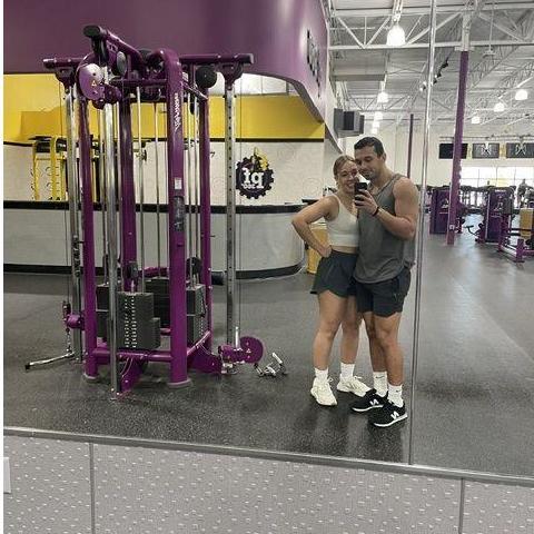Our first gym selfie together