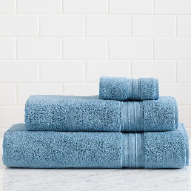 Hydrocotton Quick-Dry Towel, Cornflower, Hand