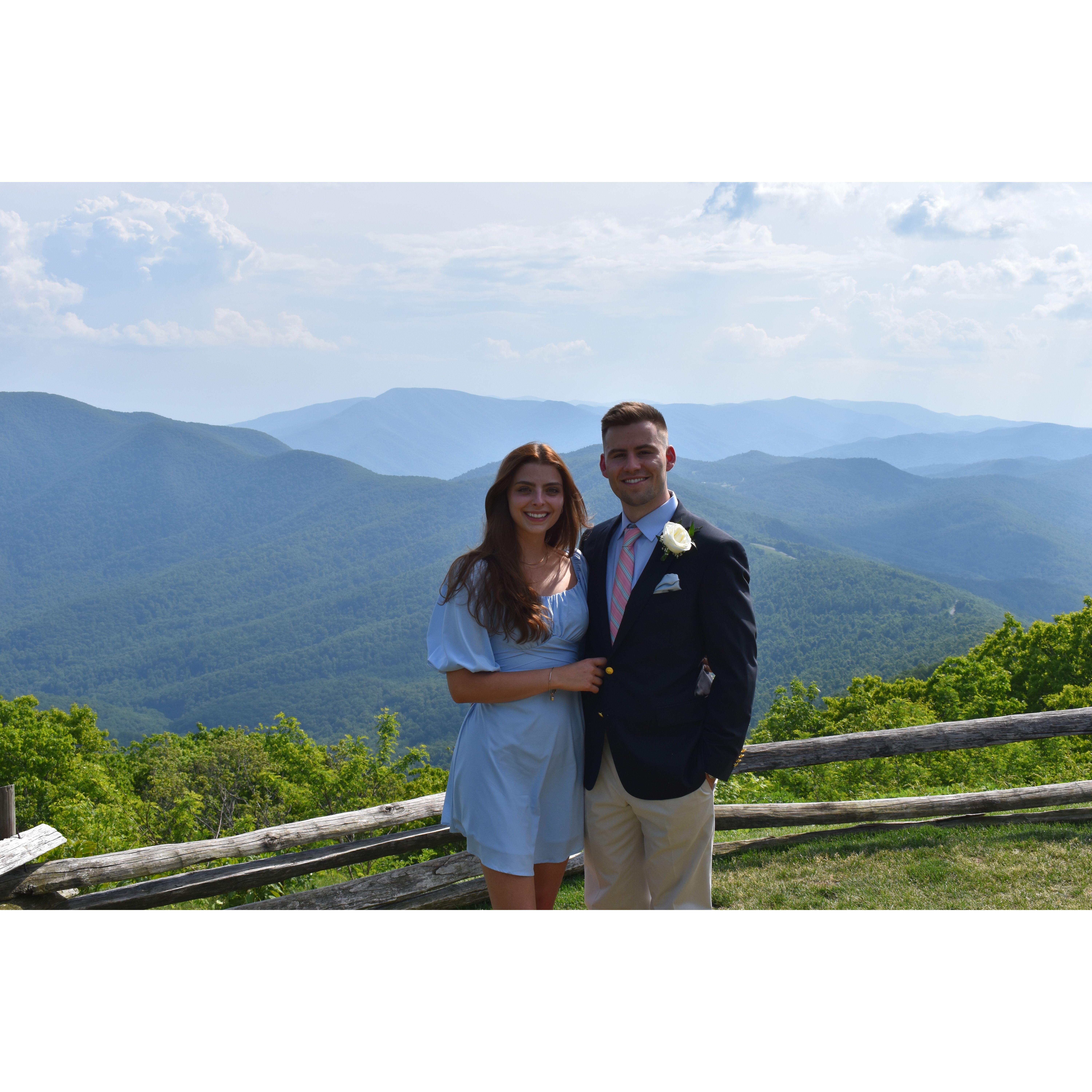 At Wintergreen Resort, VA for another special wedding in 2023 <3
