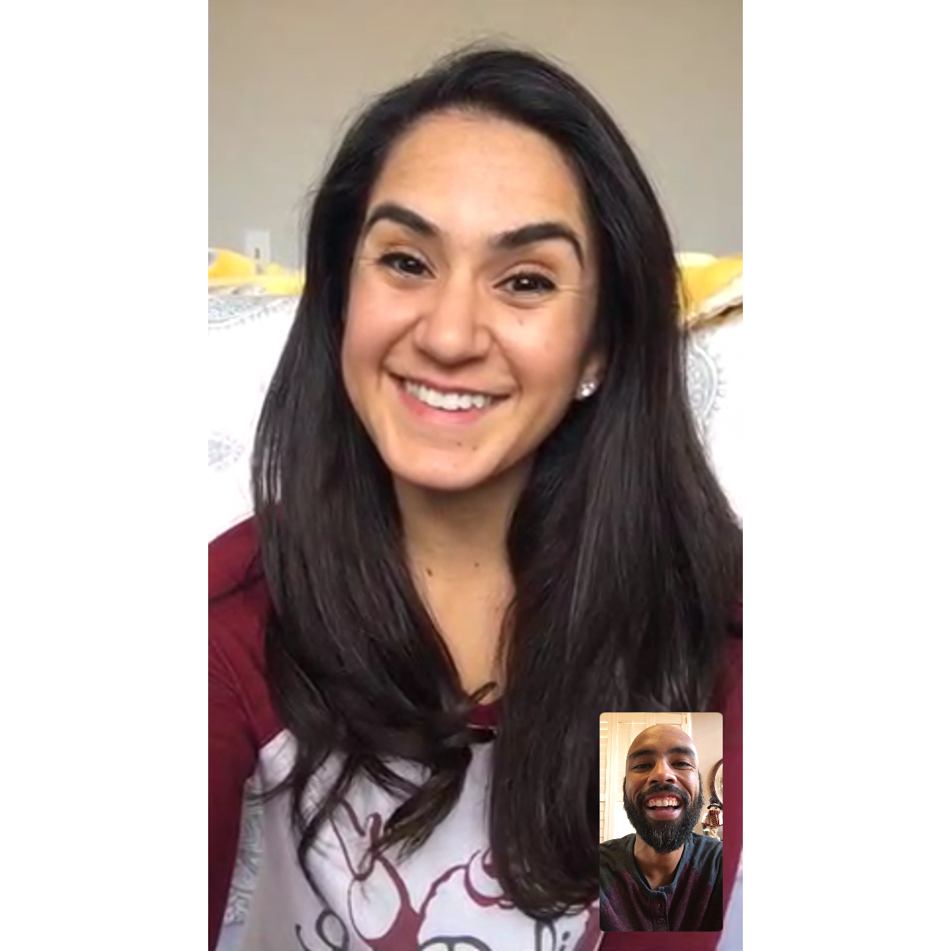 Thank the Lord for Facetime! This was our first Christmas as a couple.