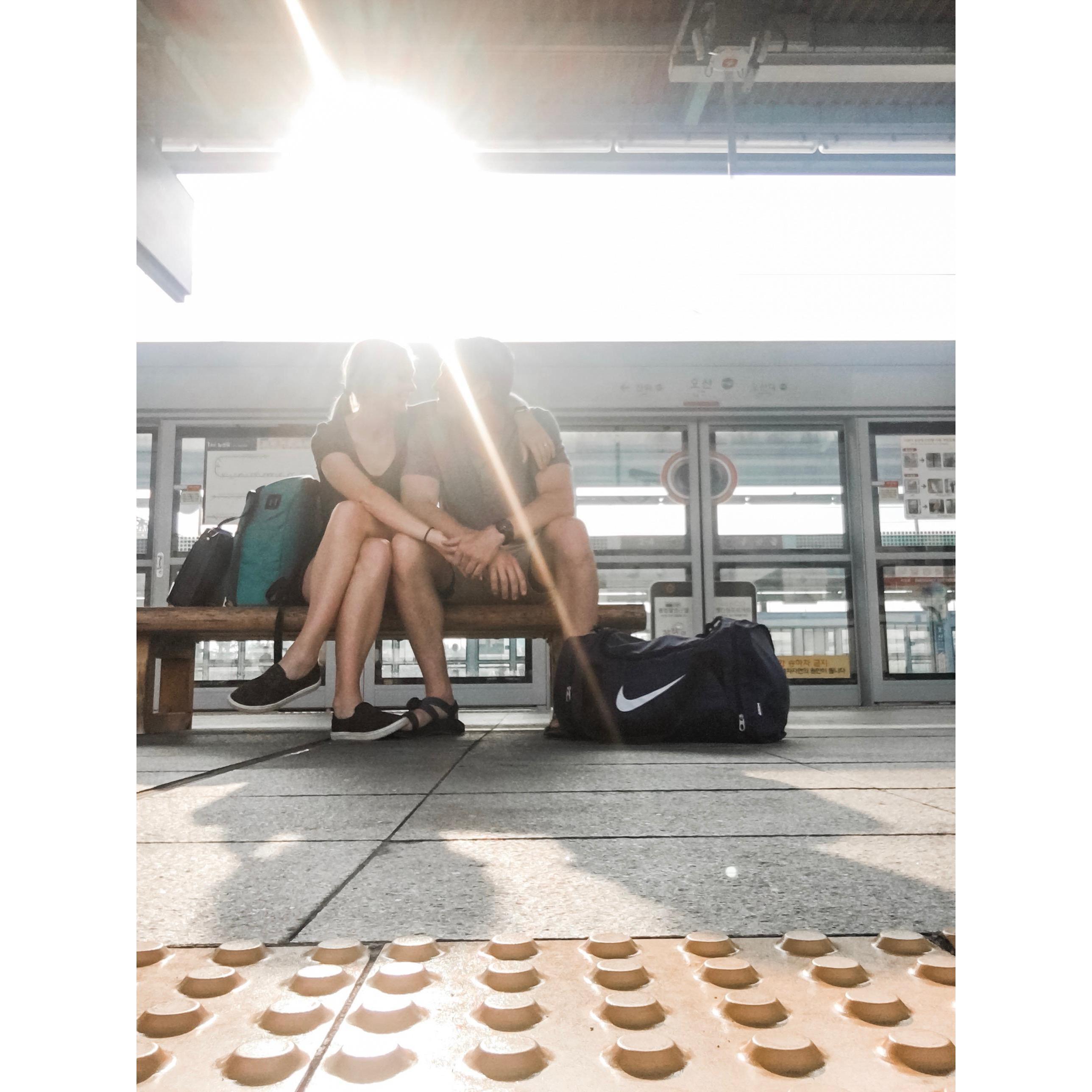 Long distance dating- one of us is always traveling and carrying a bag