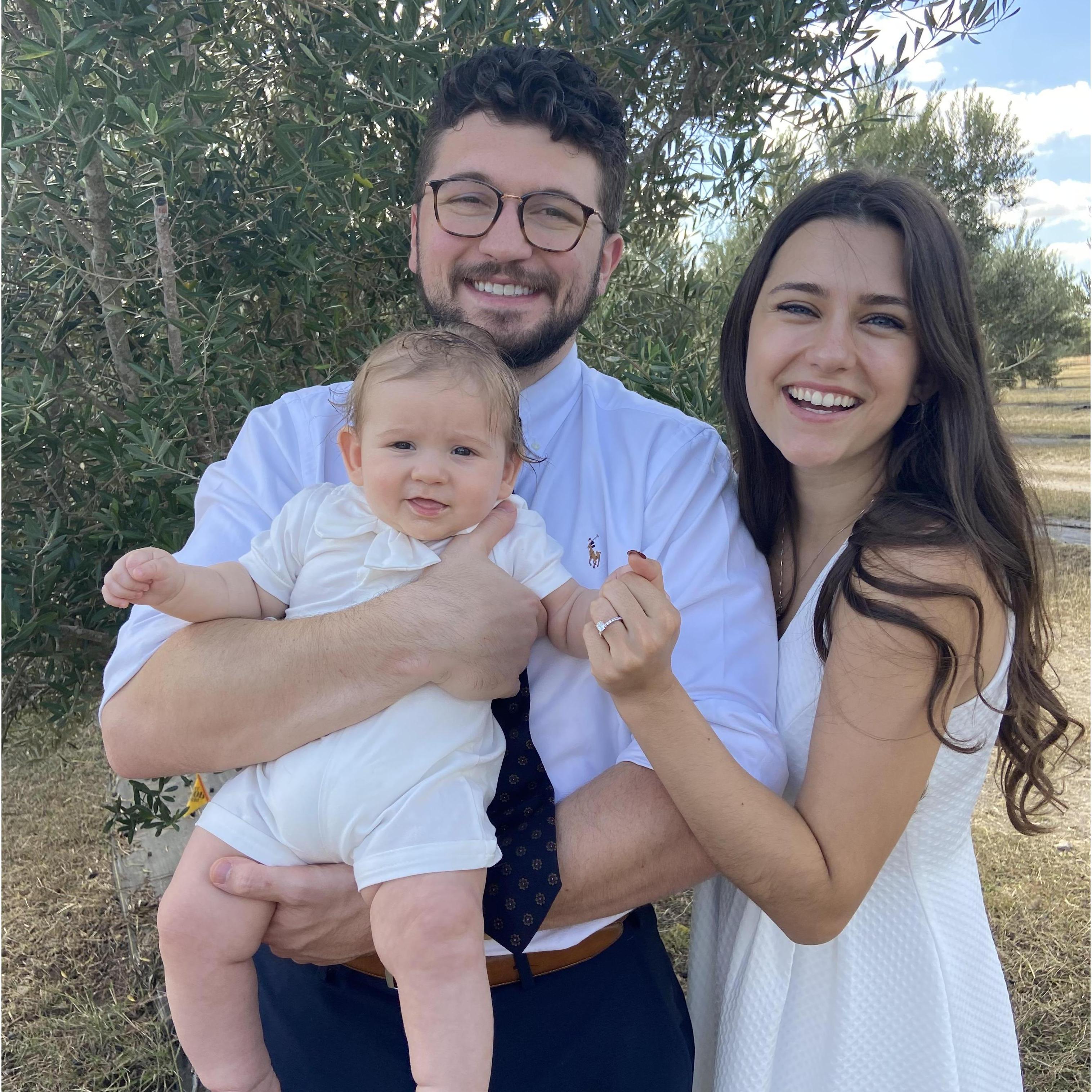 We are so excited to get married at our parish, Saint Ignatius Martyr. Same church and same priest (Father Karl) as when Charlie got baptized!