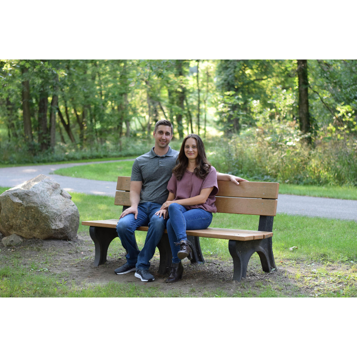 Engagement photo by Jenny Larimer
