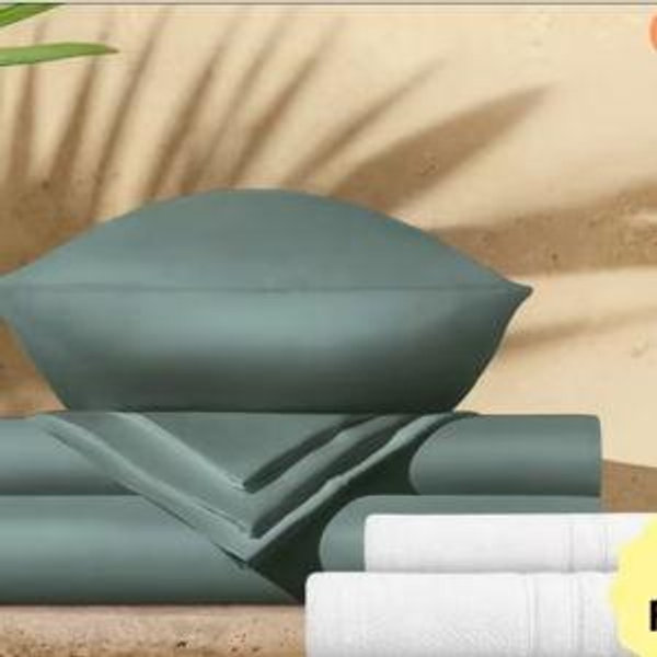 Temp-regulating and self-cleaning sheets. Hotel-quality sleep, every night.