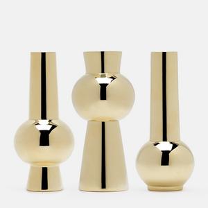Set of Three Engraved Bead Vases - Skultuna X Tenfold