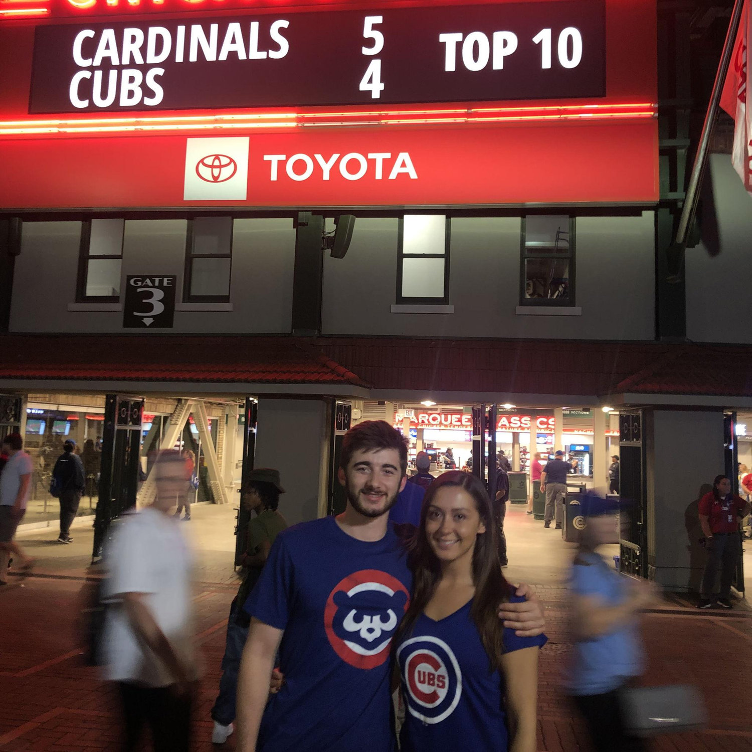 The first time we head up to Chicago for a baseball game in 2019