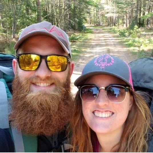 First camping trip in Munising, MI on Grand Island