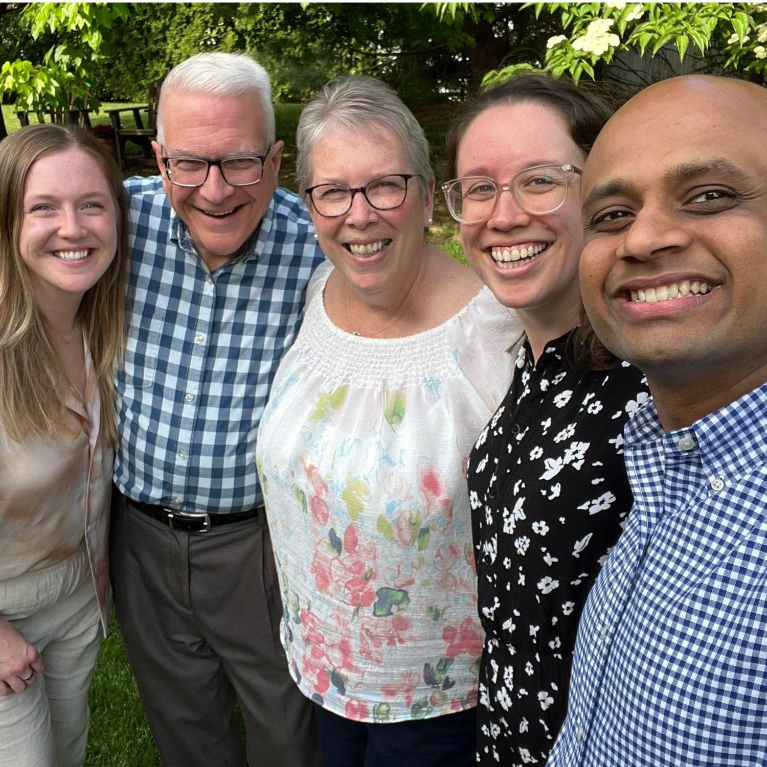 May 2023: Anuj meets Heather's family... for a Mother's Day surprise visit!