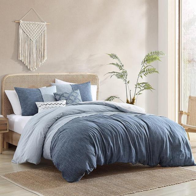 Riverbrook Home Urban Casual Comforter Set, Queen, Jessup - Blue, 5 Piece Set