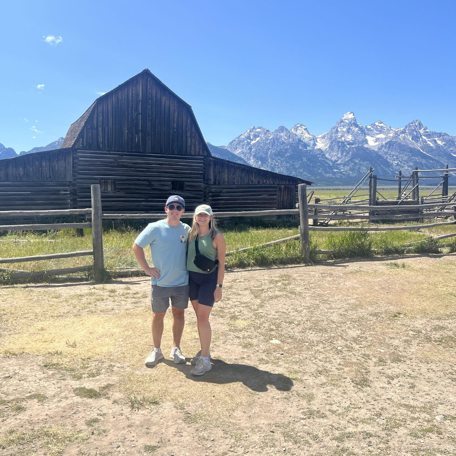 Erica and Pat in Grand Teton National Park, WY in 2024