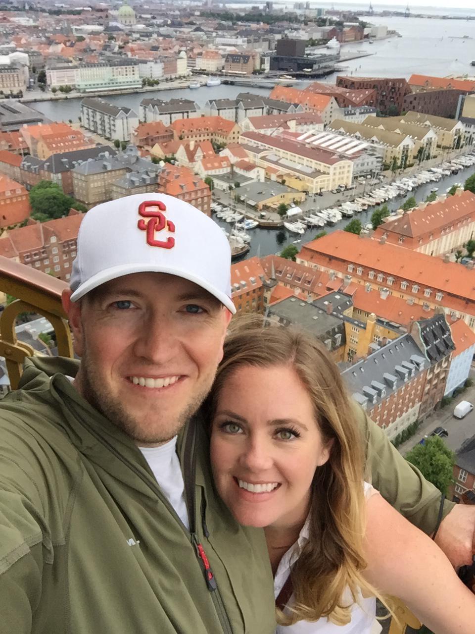 A trip up the 400 narrow steps of Church of Our Saviour overlooking Copenhagen - 7/5/18